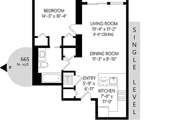 5th image of 4030 Shelbourne St #203