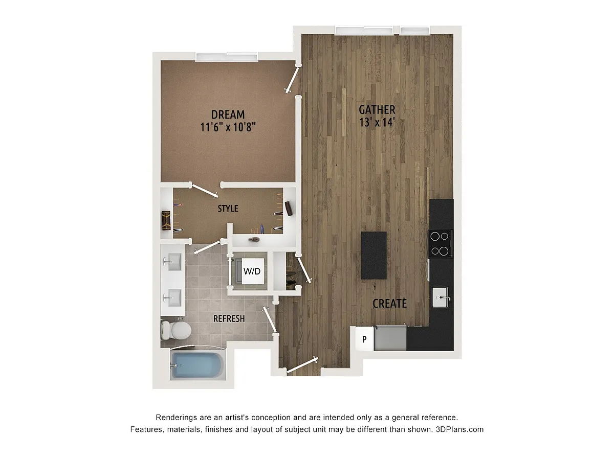 Floor plan A117
