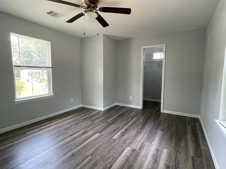 Bedroom #1 with walk-in closet
