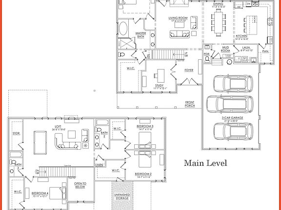 Saratoga A Floor Plan