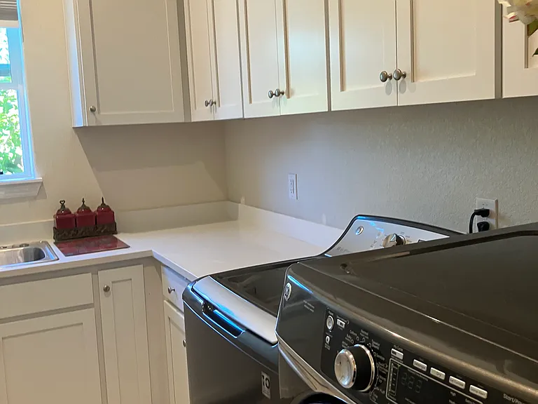 The washer and dryer are included, unless the tenant wants to bring their own set.