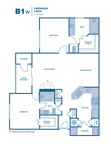 Floor plan B1W