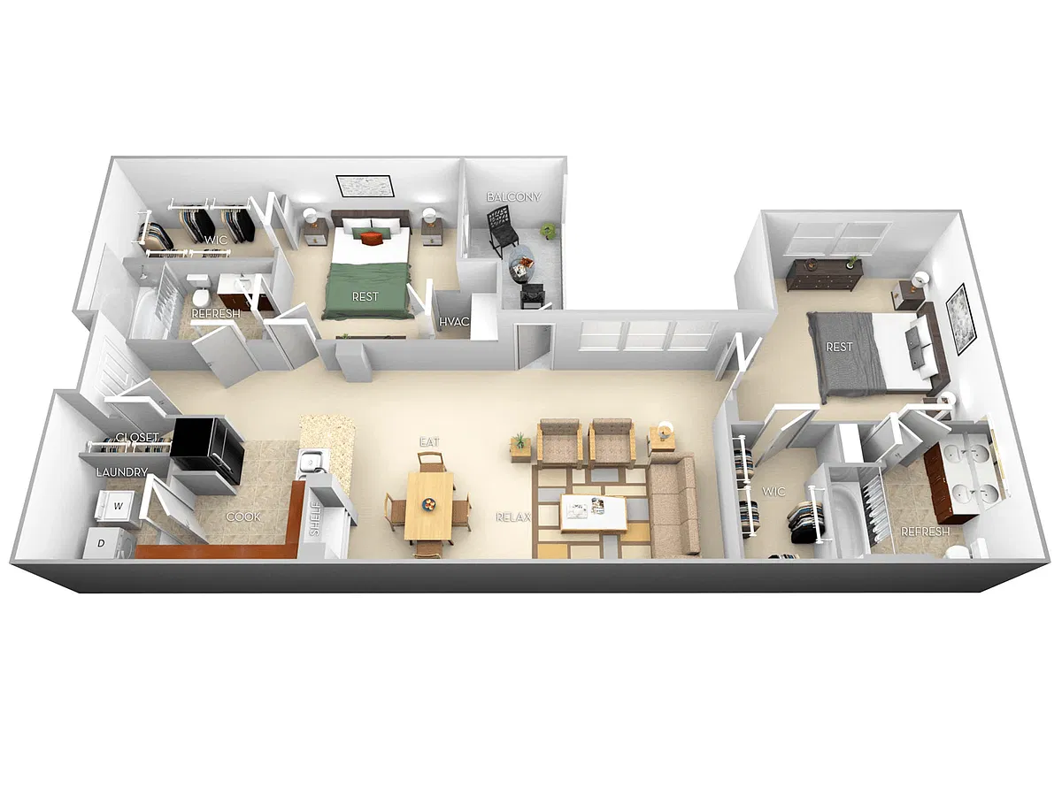 Floor plan The Napoli