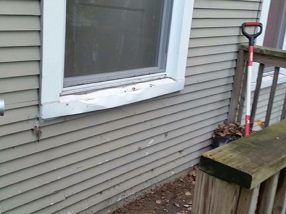 Patio right outside back door