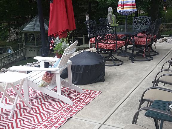 Large patio for entertaining