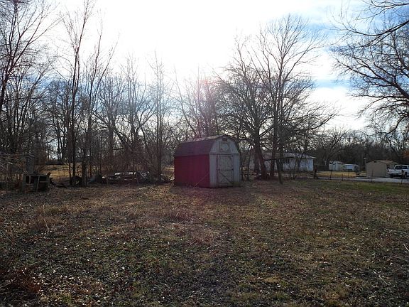 small shed in back yard