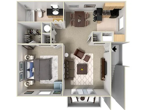 Floor plan 1 Bedroom