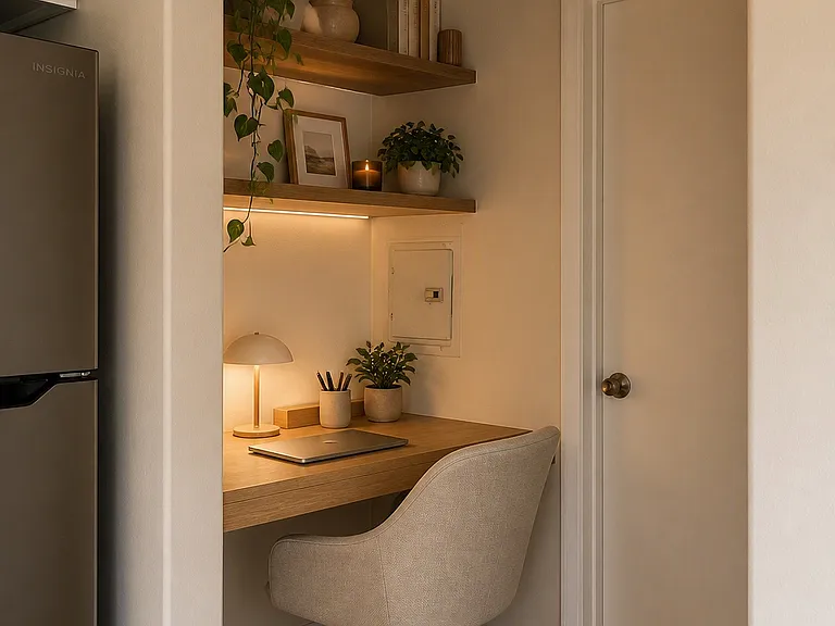 AI picture, this space could be used as a workarea.