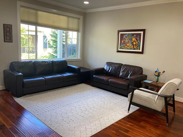 Downstairs: Living room