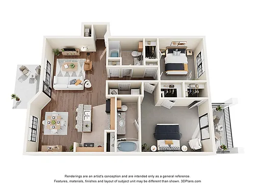 Floor plan The Ventnor w/ Attached Garage