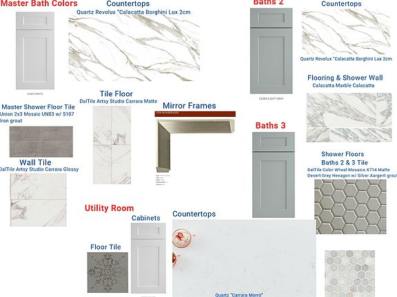 Master Bath Selections