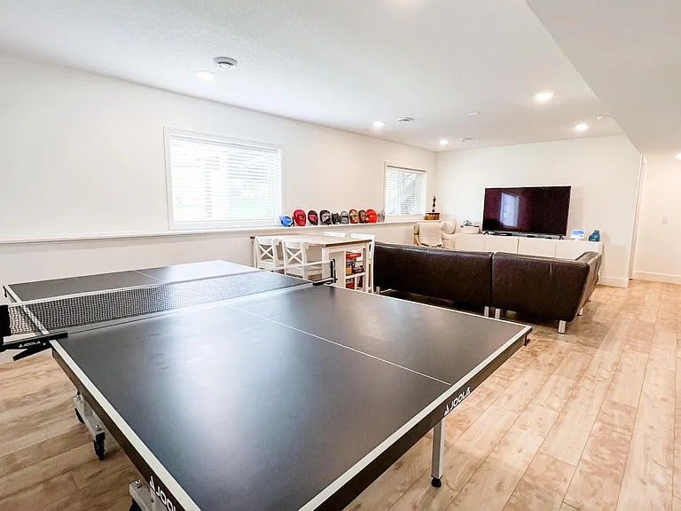 Large basement recration area