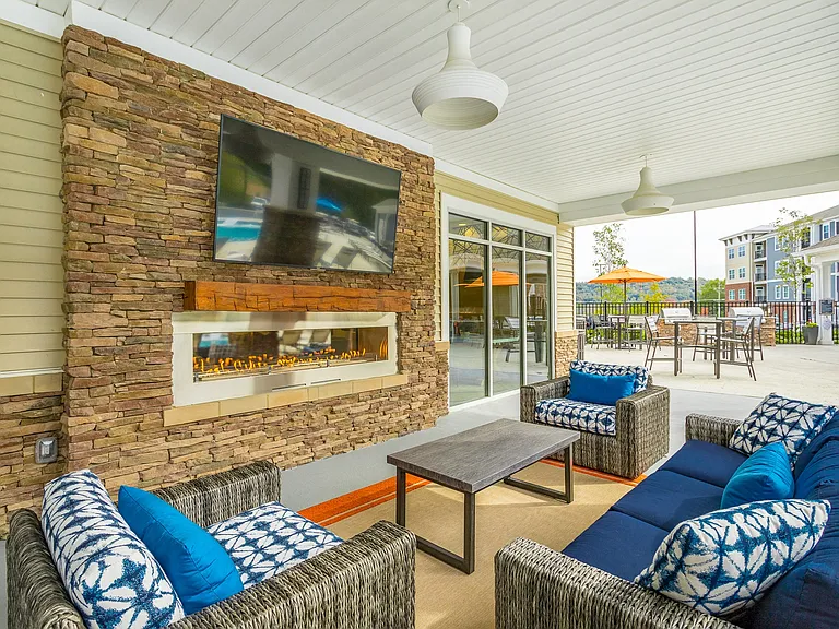Outdoor Lounge at Hawthorne at the W in Chattanooga, TN