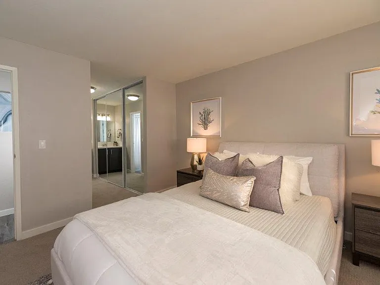 Parkside Apartments master bedroom