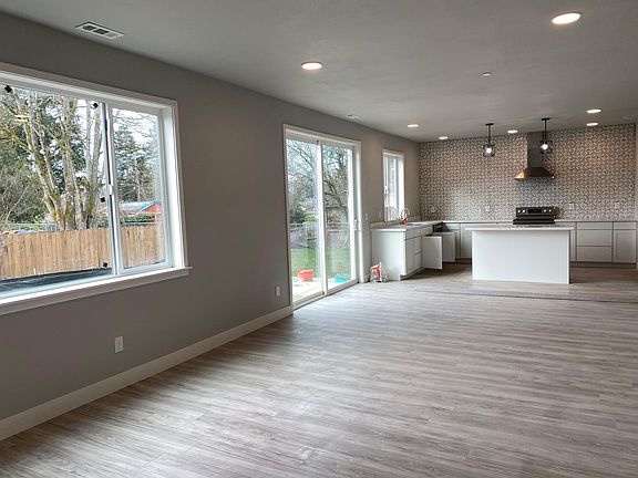 Open concept kitchen