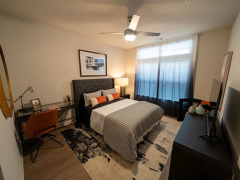 Primary Bedroom with En Suite (Model 2BD/2BA Apt)