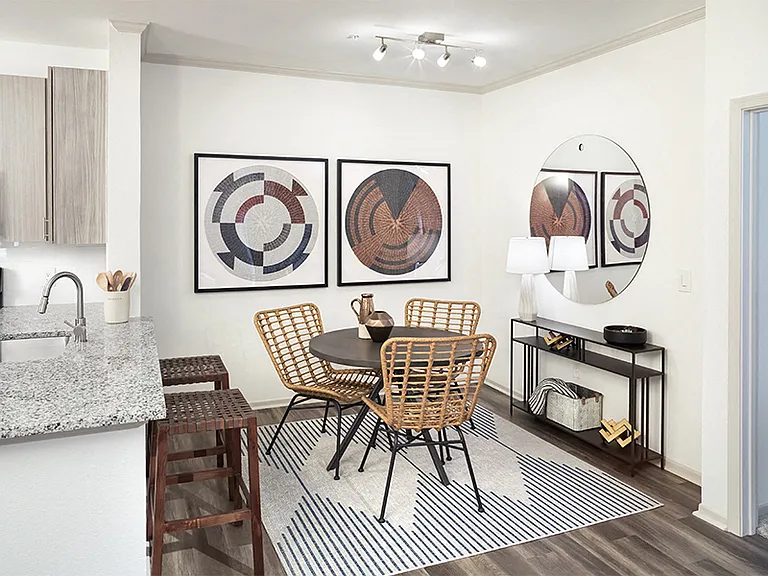 Designated dining area