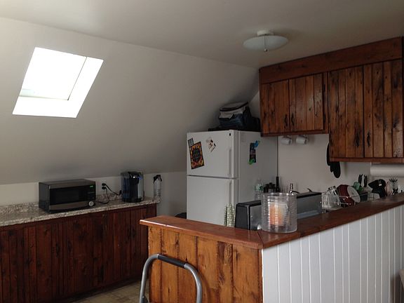 Kitchen with skylight