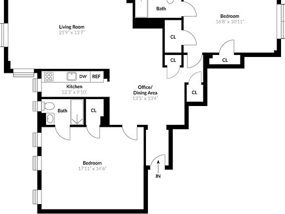 2nd image of 1 University Pl APT 18A