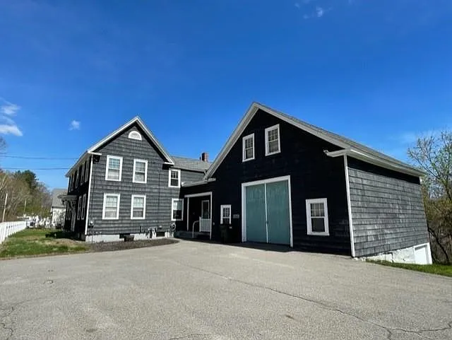 Parking lot and main entrance.