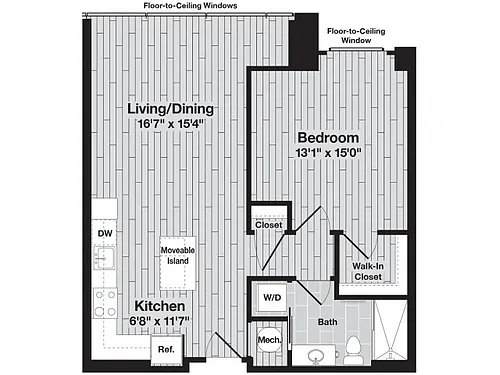 Floor plan The Rudolph