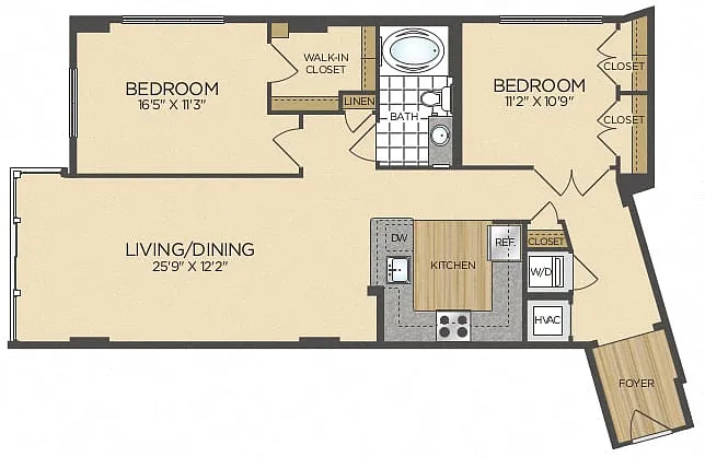 Floor plan 909- B2