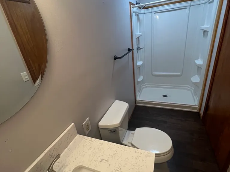 Bathroom off kitchen