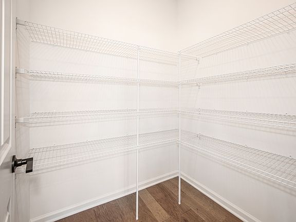 Spacious walk-in closet