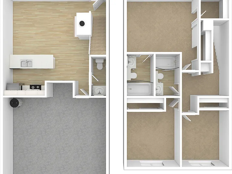 3-Bedroom 2.5-Bathroom floorplan 3-Bedroom 2.5-Bathroom floorplan