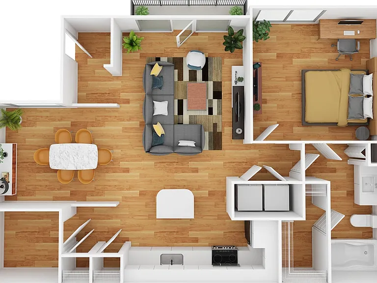 1 Bedroom | 1 Bath | 826 SF 1 Bedroom | 1 Bath | 826 SF