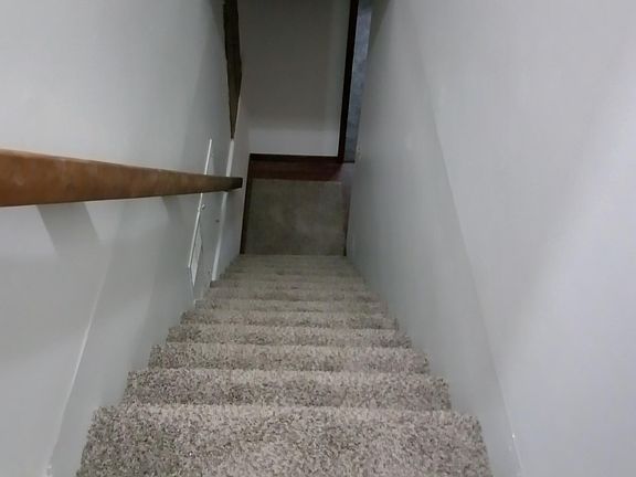 Large finished downstairs with bedroom, laundry, bathroom and rec room.