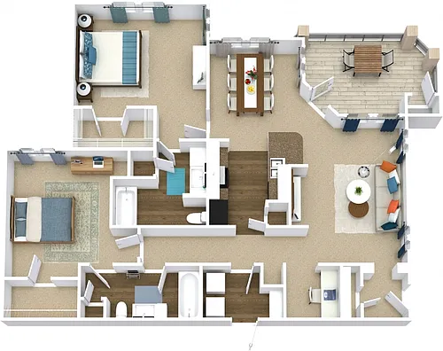 Floor plan Blanco