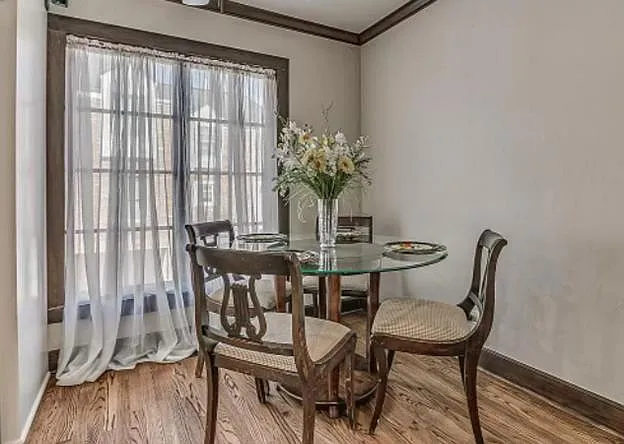 1 of 2 dining areas