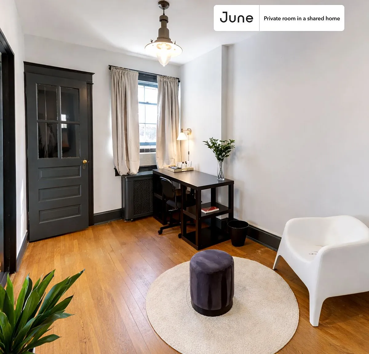Queen bedroom in 5 bed/2 bath home in Cleveland Park #333 E — Photo 4