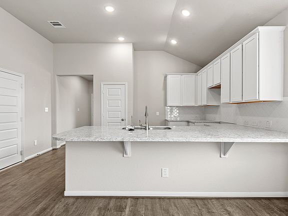 Striking open kitchen