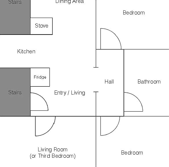 Rockvale Unit 2 Rough Floorplan