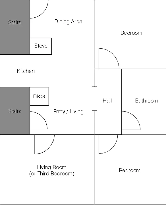 Rockvale Unit 2 Rough Floorplan