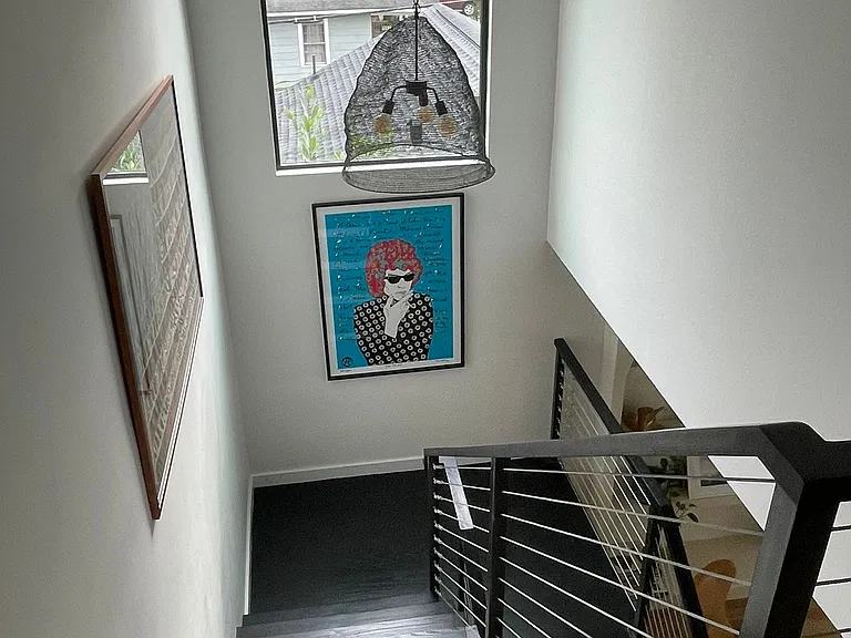 stairway to second floor