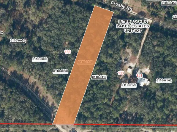 BLK11LOT10 CROSBY Road, Florahome, FL 32140