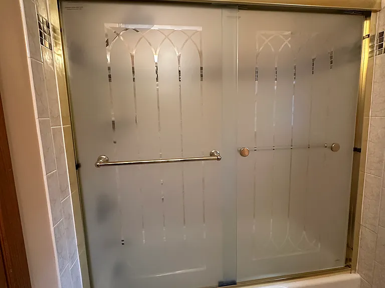 second floor bathroom shower