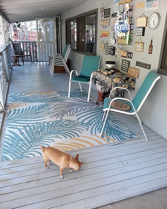 30+ feet covered front porch
