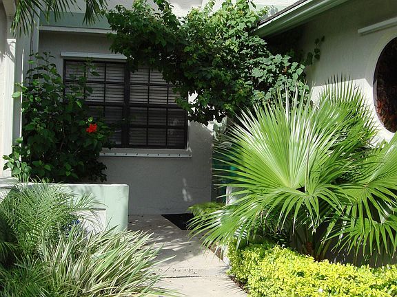 Beautifully Landscaped Entrance