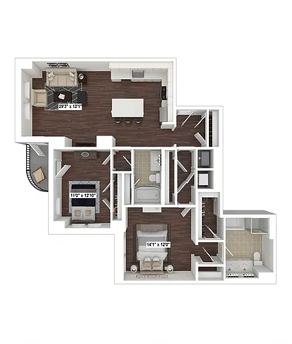 Floor plan B1