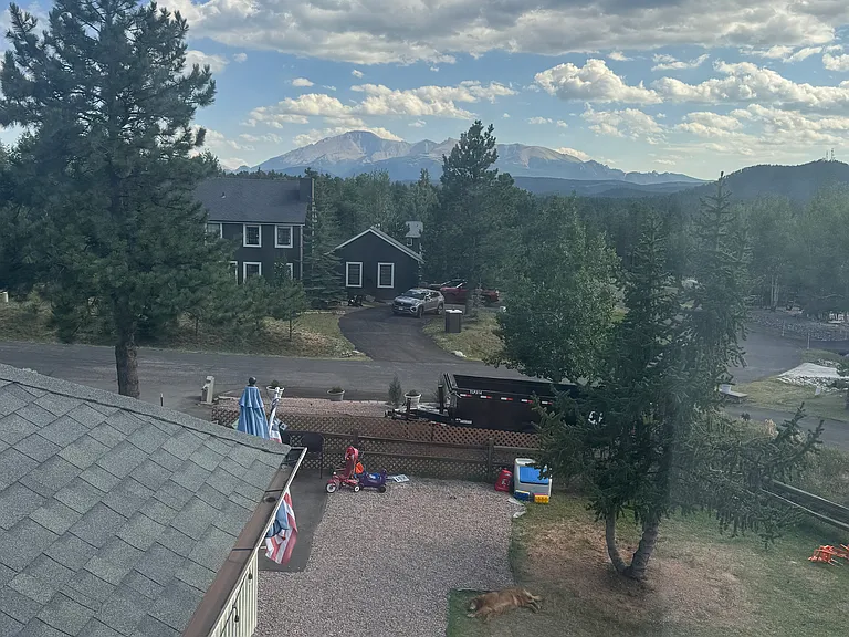 View from upstairs windows