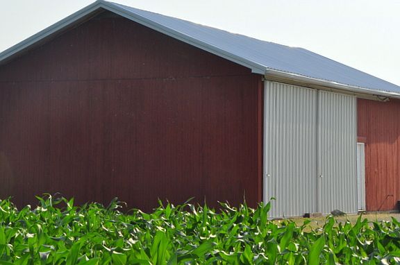 30x44 Barn with 3 stalls