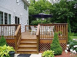 Rear Spacious Decking