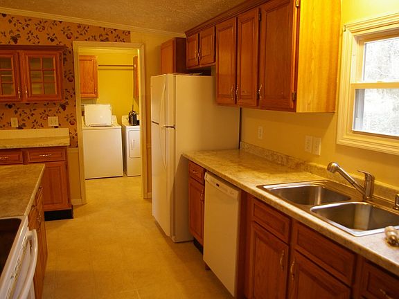 Kitchen - new counter, sink and refrigerator