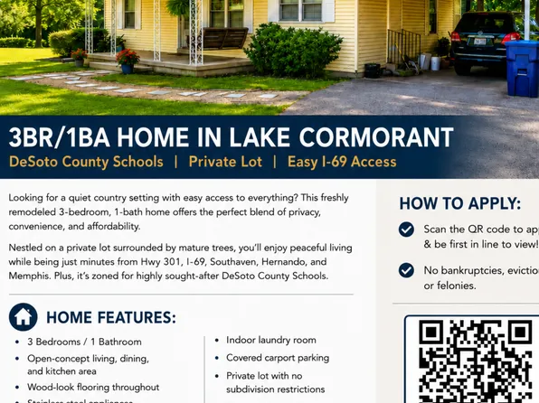 217 Highway 301 N, Lake Cormorant, MS 38641