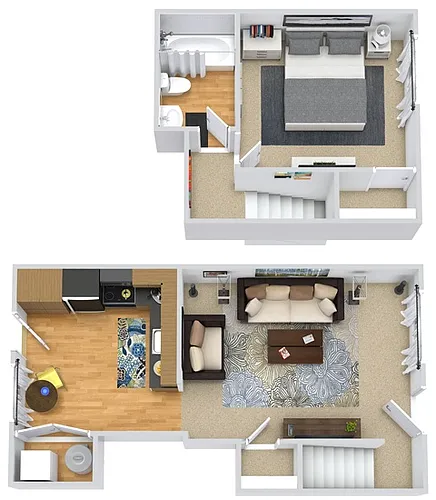 Floor plan Aspen Townhouse