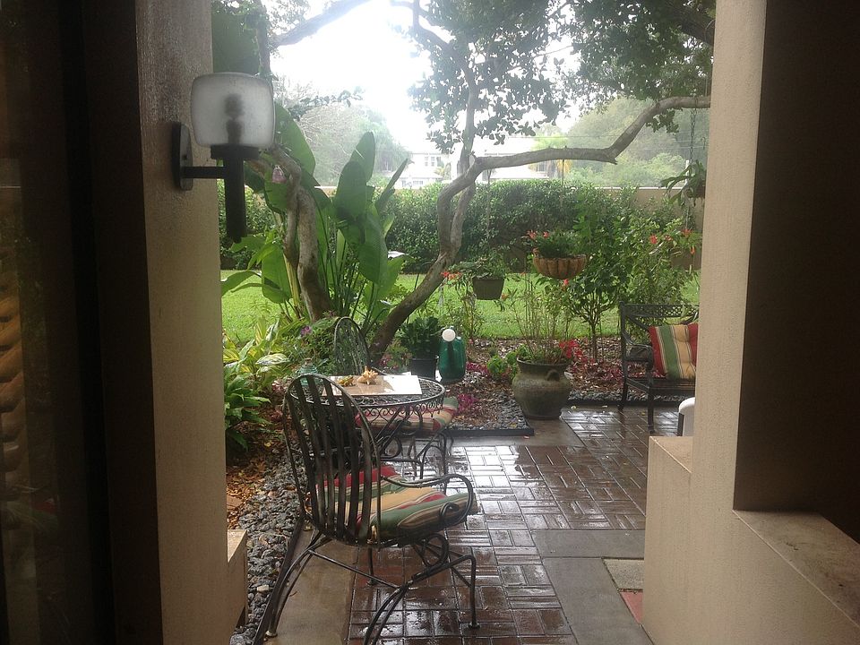 Private patio